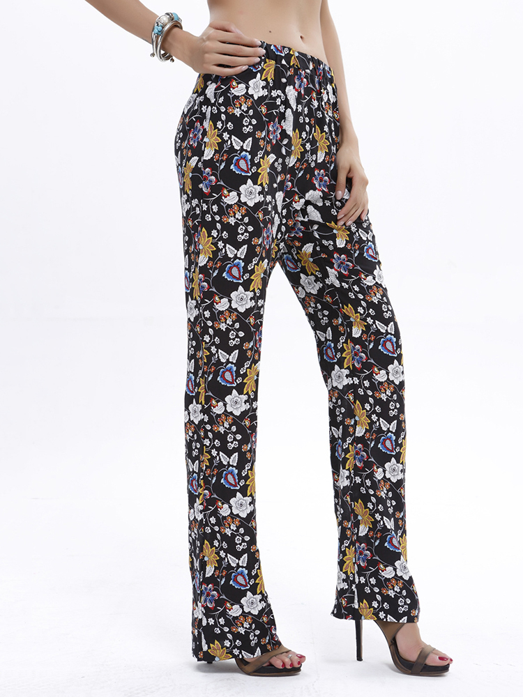 Boho-Women-Casual-Print-Elastic-Waist-Full-Length-Pants-6-Colors-1126620