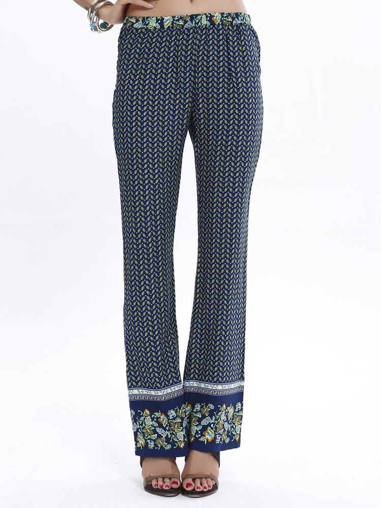 Boho-Women-Casual-Print-Elastic-Waist-Full-Length-Pants-6-Colors-1126620