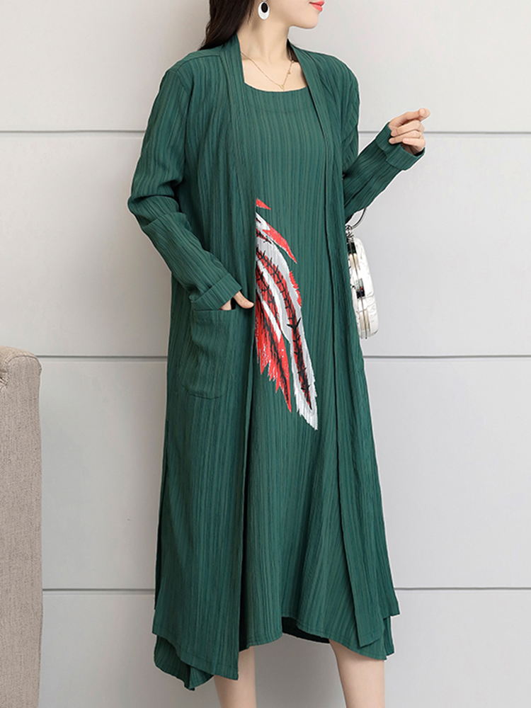 Casual-Women-Two-Piece-Printed-Long-Sleeve-Dress-1275768