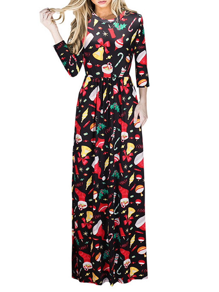 Christmas-Casual-Women-Printed-Long-Sleeve-Loose-Maxi-Dresses-1217412