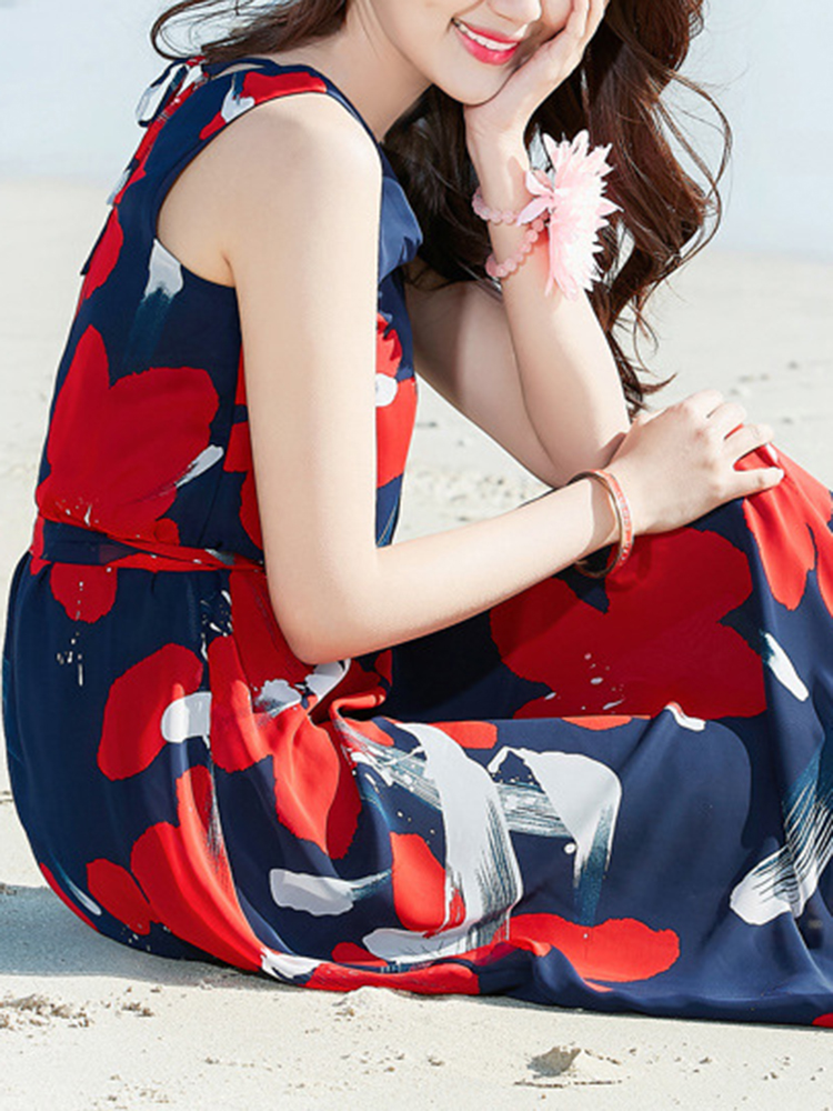 Bohemian-Chiffon-Women-V-Neck-Printed-Sleeveless-Maxi-Dress-1180426