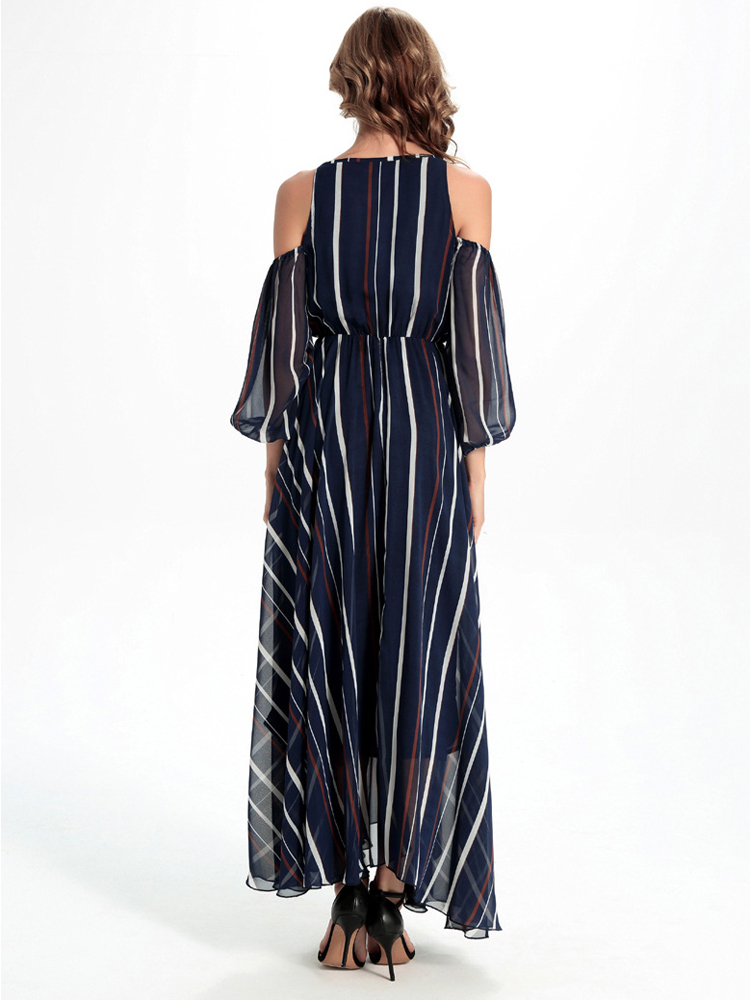 Casual-Women-Chiffon-Off-Shoulder-Stripe-Loose-Maxi-Dress-1088870