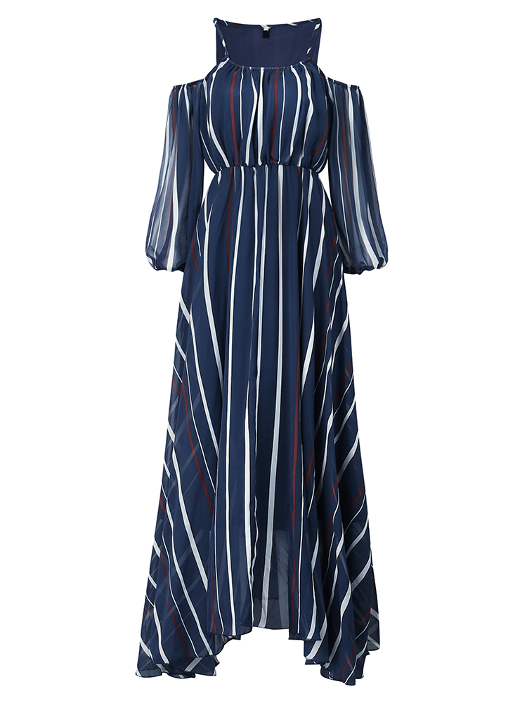 Casual-Women-Chiffon-Off-Shoulder-Stripe-Loose-Maxi-Dress-1088870