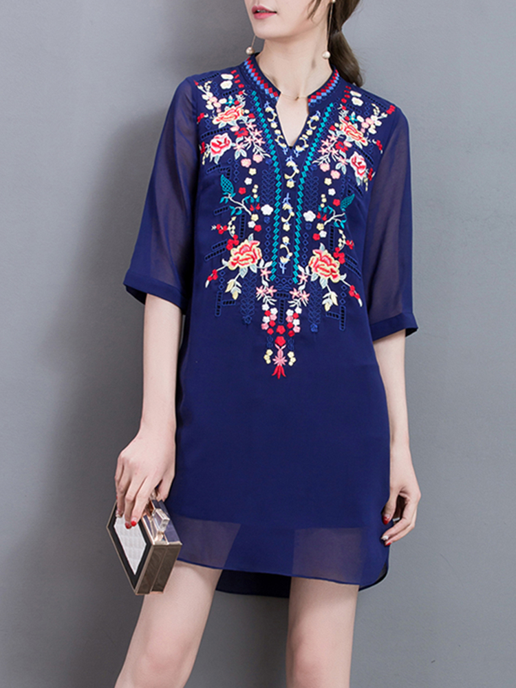 Elegant-Women-Embroidery-Half-Sleeve-Chiffon-Dresses-1138280