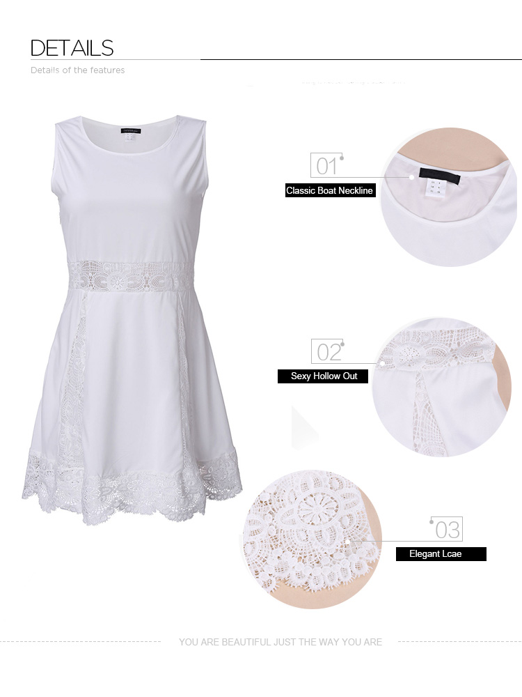 Women-White-Lace-Crochet-Hollow-Out-Sleeveless-Chiffon-Mini-Dress-990973