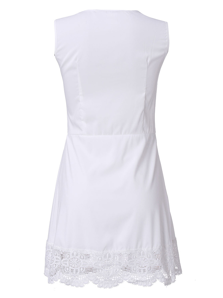 Women-White-Lace-Crochet-Hollow-Out-Sleeveless-Chiffon-Mini-Dress-990973