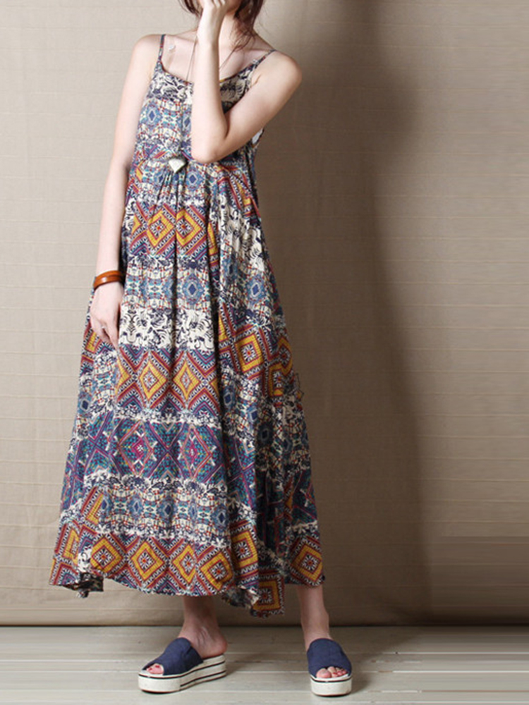 Bohemian-Women-Random-Floral-Printed-Sleeveless-Spaghetti-Strap-Maxi-Dresses-1165010