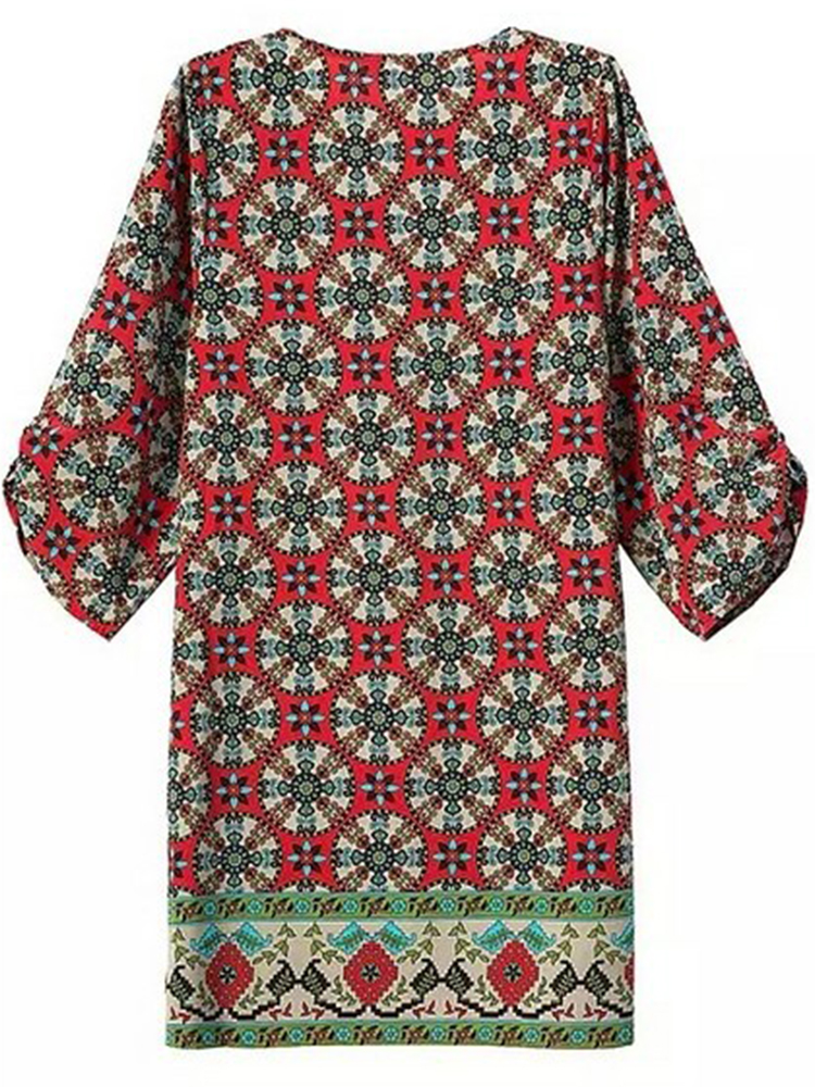 Bohemian-Women-V-Neck-Lace-Up-Print-Mini-Dress-1268901