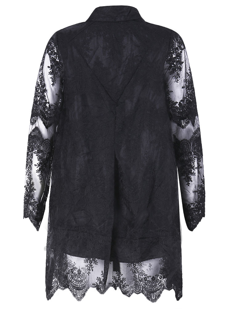 Casual-Women-Loose-Lace-Long-Sleeve-Shirt-Dress-1068253