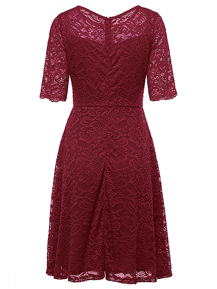Elegant-Women-Lace-Crochet-O-Neck-Zipper-Short-Sleeve-Party-Dresses-1117674