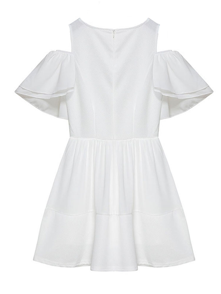 Elegant-Women-Off-Shoulder-Ruffle-Chiffon-Patchwork-A-line-Mini-Dress-1047052