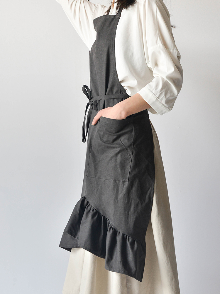 Japanese-Retro-Solid-Color-Sleeveless-Belted-Ruffle-Hem-Cotton-Linen-Aprons-Dress-1365130