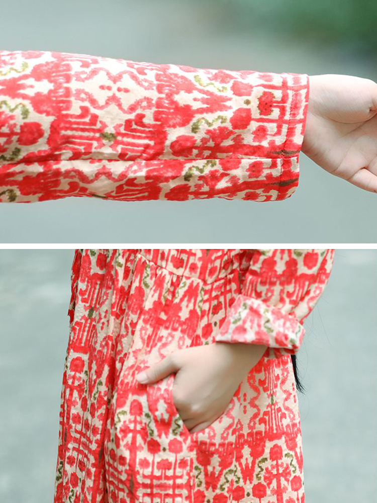 Vintage-Women-Loose-Cotton-Linen-Floral-Print-Dress-1334689
