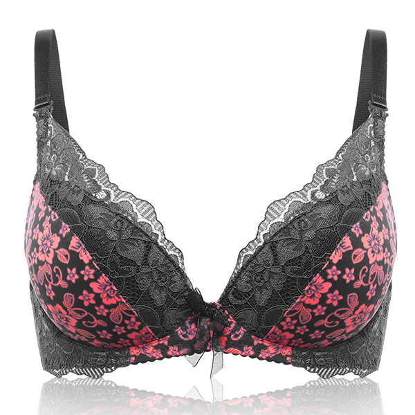 Lace-Underwire-Floral-Printing-Adjusted-Bra-Set-Lingerie-1238559
