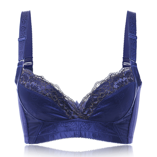 Alluring-Wireless-Cozy-Gather-Thin-Cup-Elegant-Lacy-Floral-Bra-1106280