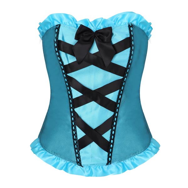 Blue-Satin-Bow-knot-Push-Up-Corset-57738