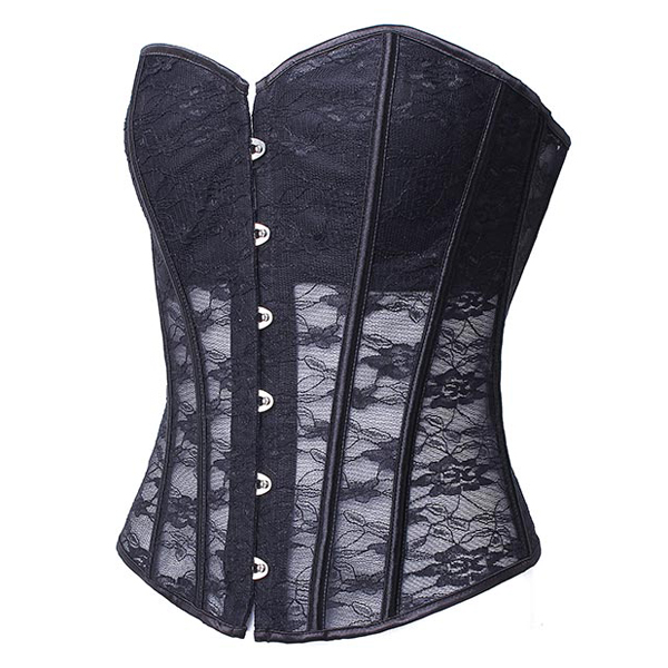 Women-Sexy-Full-Lace-Overbust-Bustiers-Waist-Training-Corset-962920