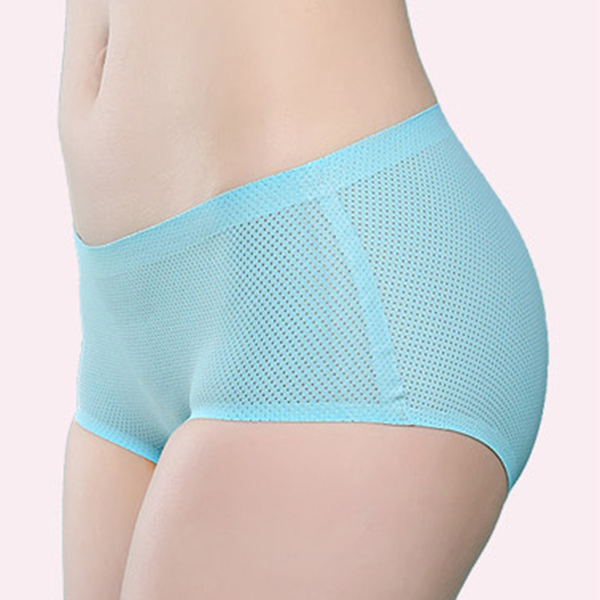 3Pcs-Antibacterial-Seamless-Ice-Silk-Mid-Waist-Abdomen-Breathable-Panties-1148706