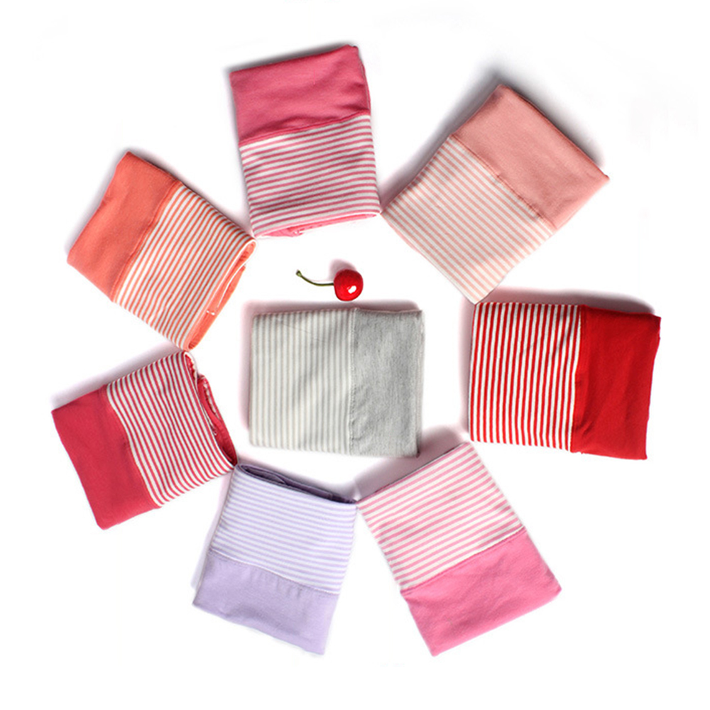 Candy-Color-Stripe-High-Waist-Seamless-Cotton-Underwear-Briefs-1384613