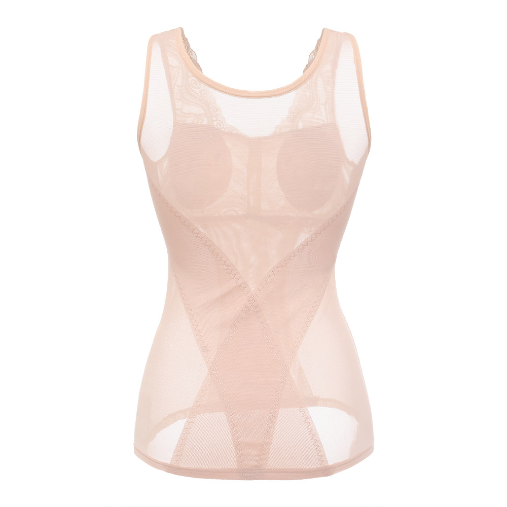 Breathable-Lace-Translucent-Push-Up-Chest-Waist-Slim-Vest-Shapewear-1315515