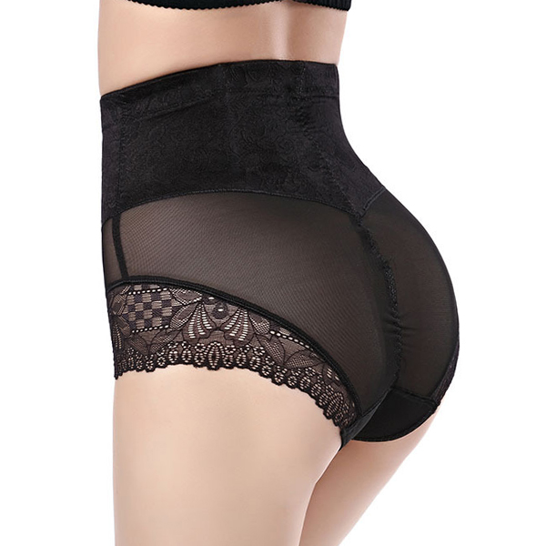 Soft-Lace-Perspective-Hip-Lifting-High-Waist-Lingerie-Slimming-Fitness-Shapewear-1167300