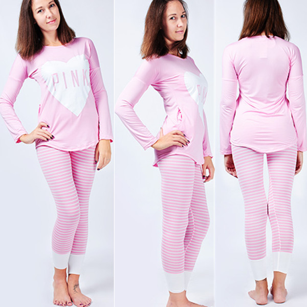 Autumn-Women-Lady-Loose-Cotton-Leisure-Home-Sleepwear-Milk-Silk-Pajamas-Sets-Lungewear-993239