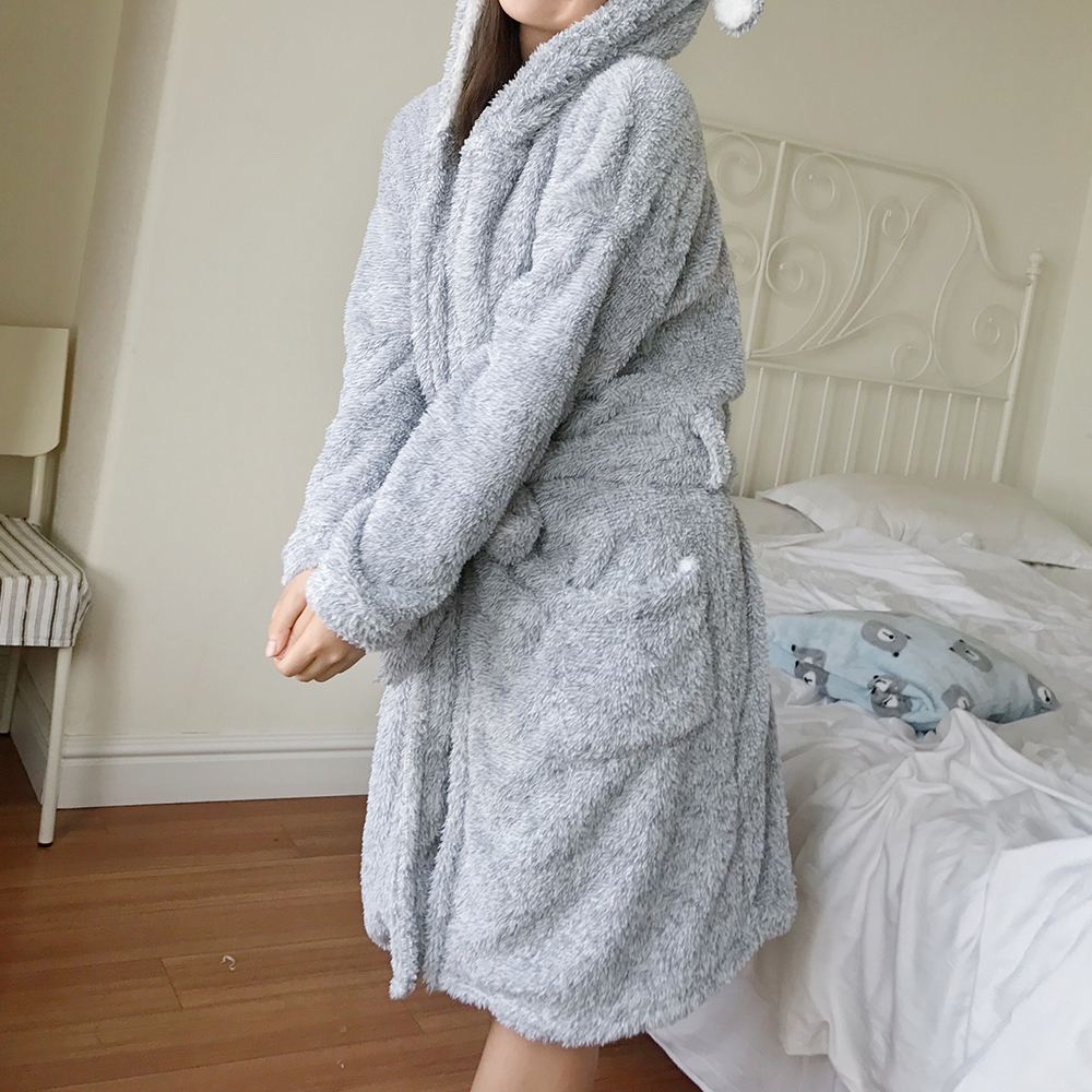 Cartoon-Rabbit-Thick-Robes-Coral-Fleece-With-Hat-Cute-Nightgown-1373453