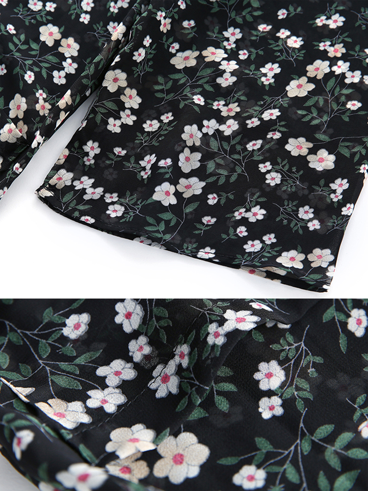 Casual-Women-Floral-Printed-Short-Sleeve-Mid-Long-Cardigans-1317300