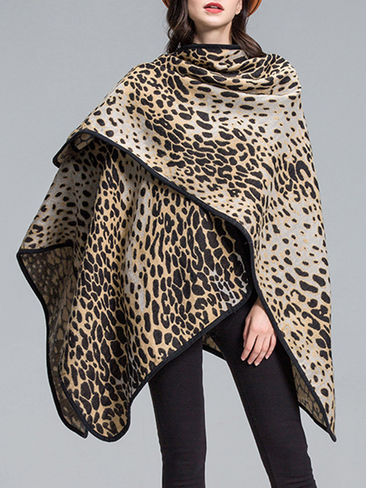 Elegant-Leopard-Printed-Patchwork-Shawl-Loose-Cloak-Cardigans-for-Women-1370728