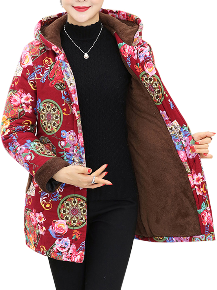Autumn-Winter-Floral-Print-Buttons-Thicken-Hooded-Coats-1354054