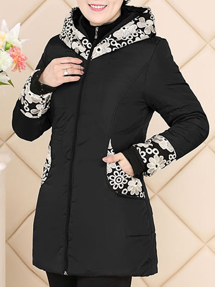 Casual-Hooded-Patchwork-Printing-Cotton-Padded-Thick-Warm-Coat-1098655