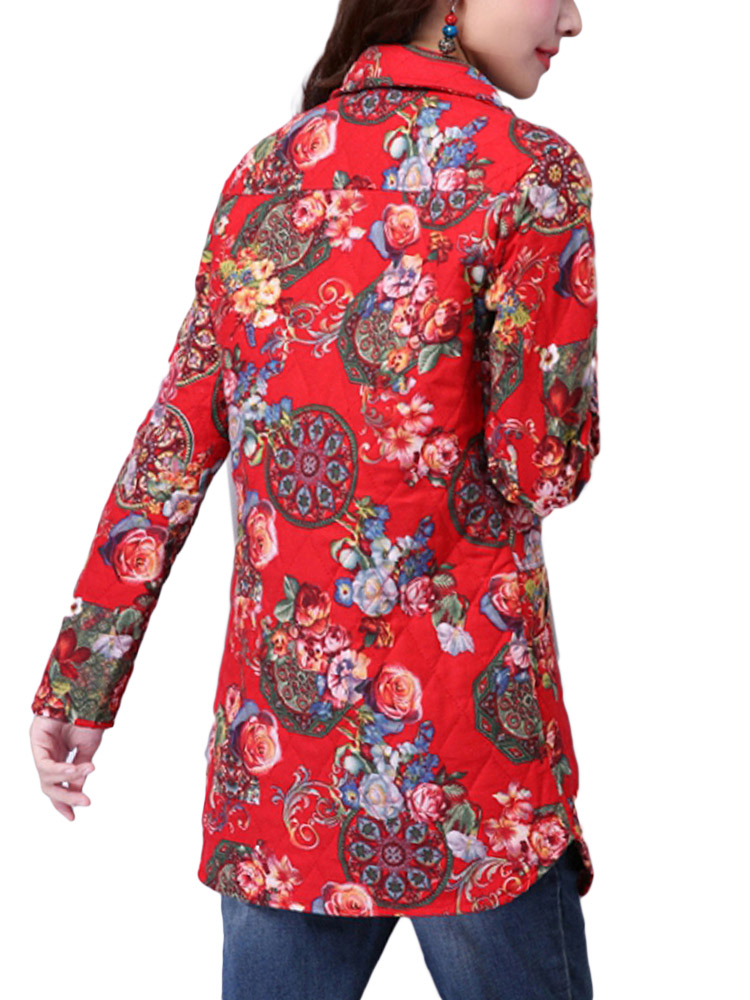 Casual-Pocket-Linen-Cotton-Printed-Long-Sleeve-Lapel-Button-Women-Coat-1030171