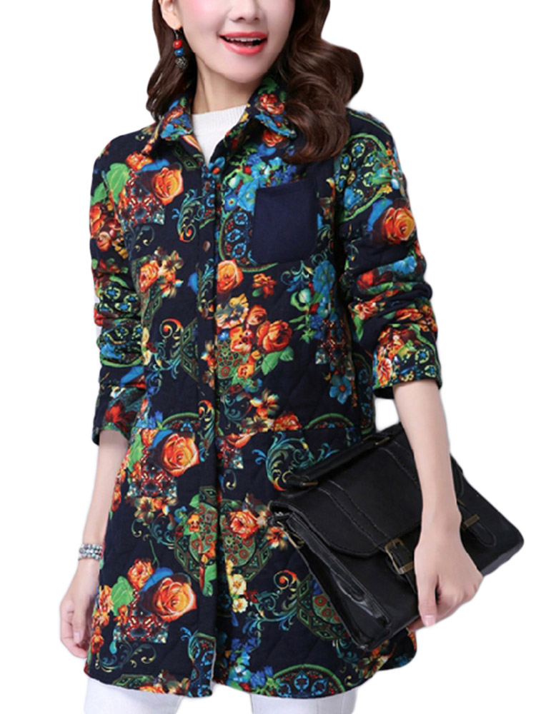 Casual-Pocket-Linen-Cotton-Printed-Long-Sleeve-Lapel-Button-Women-Coat-1030171