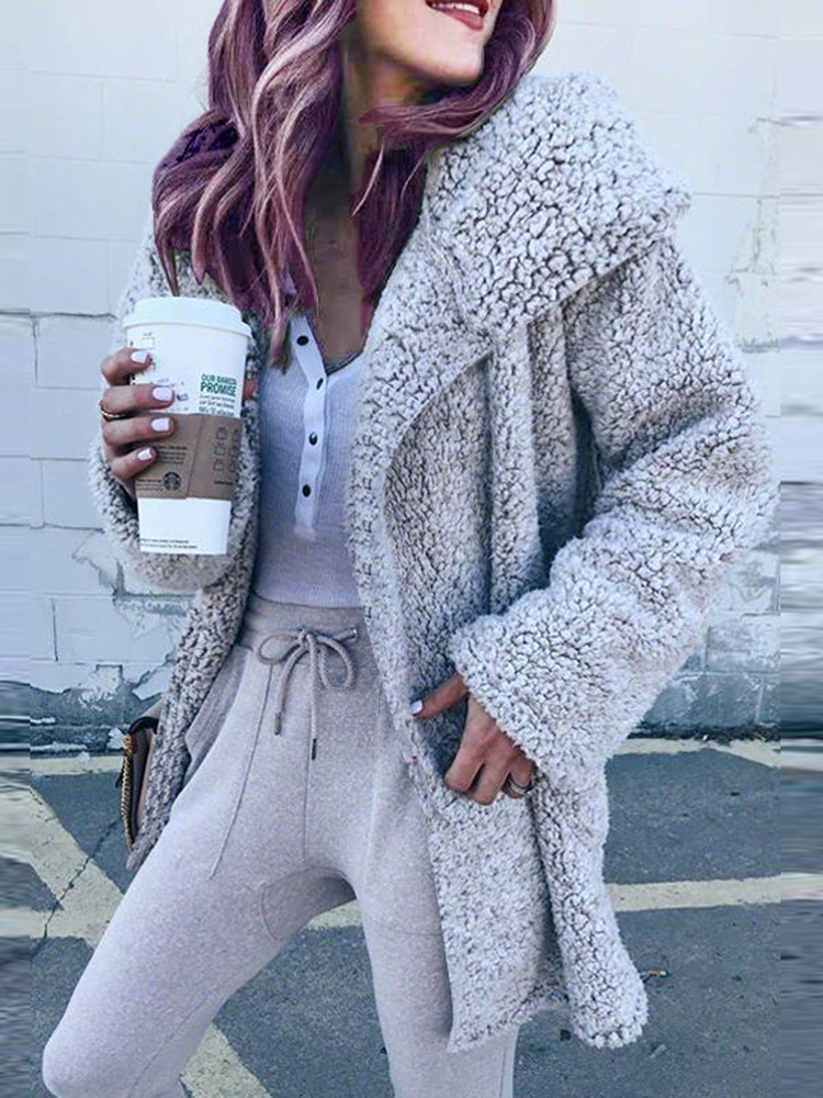 Casual-Women-Solid-Color-Fleece-Outerwear-Long-Sleeve-Coats-1378505