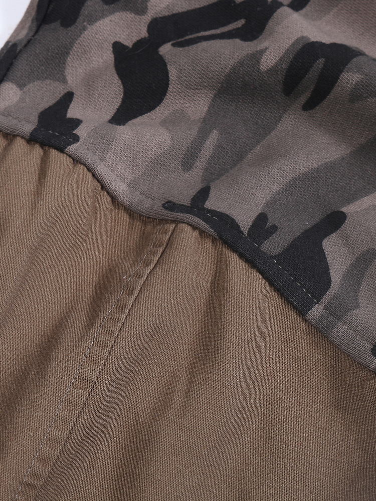 Camouflage-Loose-Army-Green-Long-Sleeve-Hole-Short-Jacket-1094469