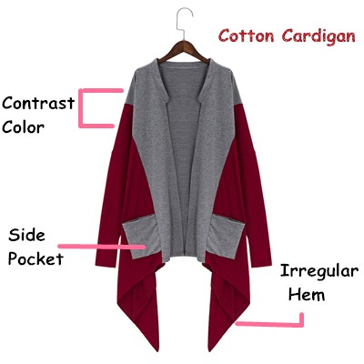 Casual-Patchwork-Long-Sleeve-Knitted-Irregular-Women-Loose-Cardigan-1109134