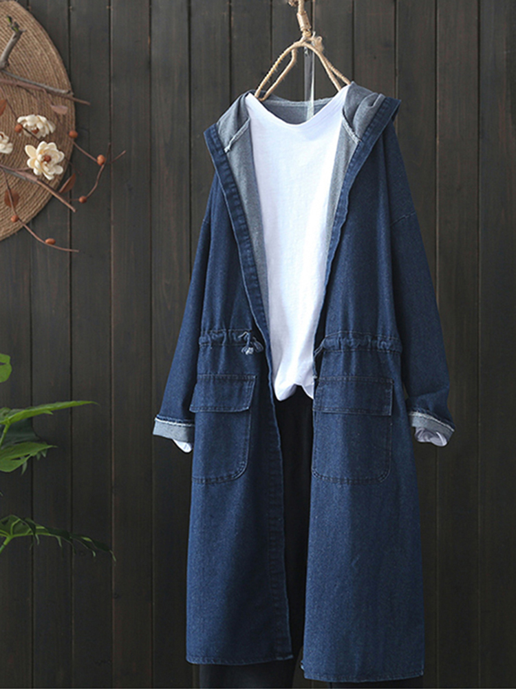 Casual-Women-Drawstring-Long-Sleeve-Hooded-Denim-Coats-with-Pockets-1373048