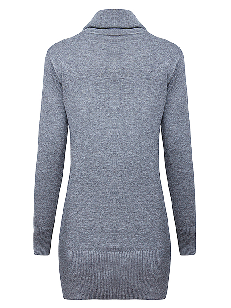 Casual-Women-Long-Sleeve-High-Collar-Pure-Color-Knitted-Sweater-1116241