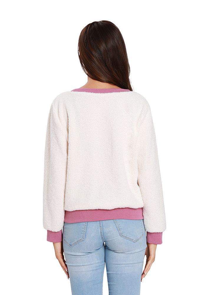 Casual-Women-Fleece-Patchwork-Long-Sleeve-Sweatshirt-1375984