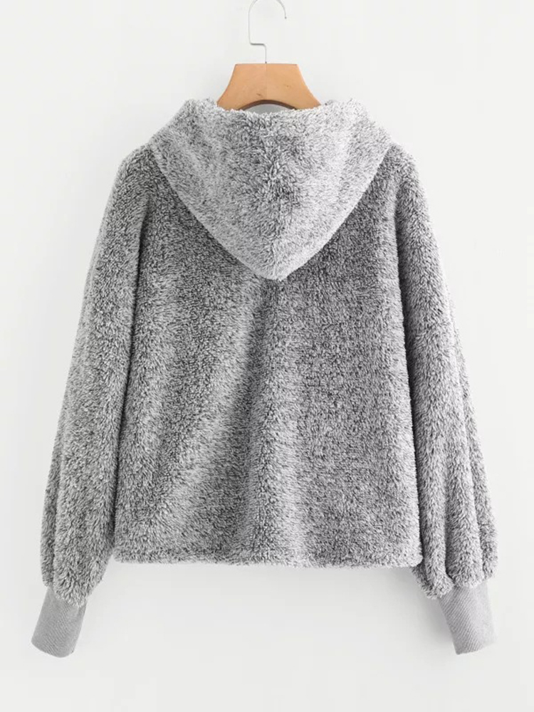 Casual-Women-Solid-Color-Fleece-Hooded-Long-Sleeve-Sweatshirt-1385549