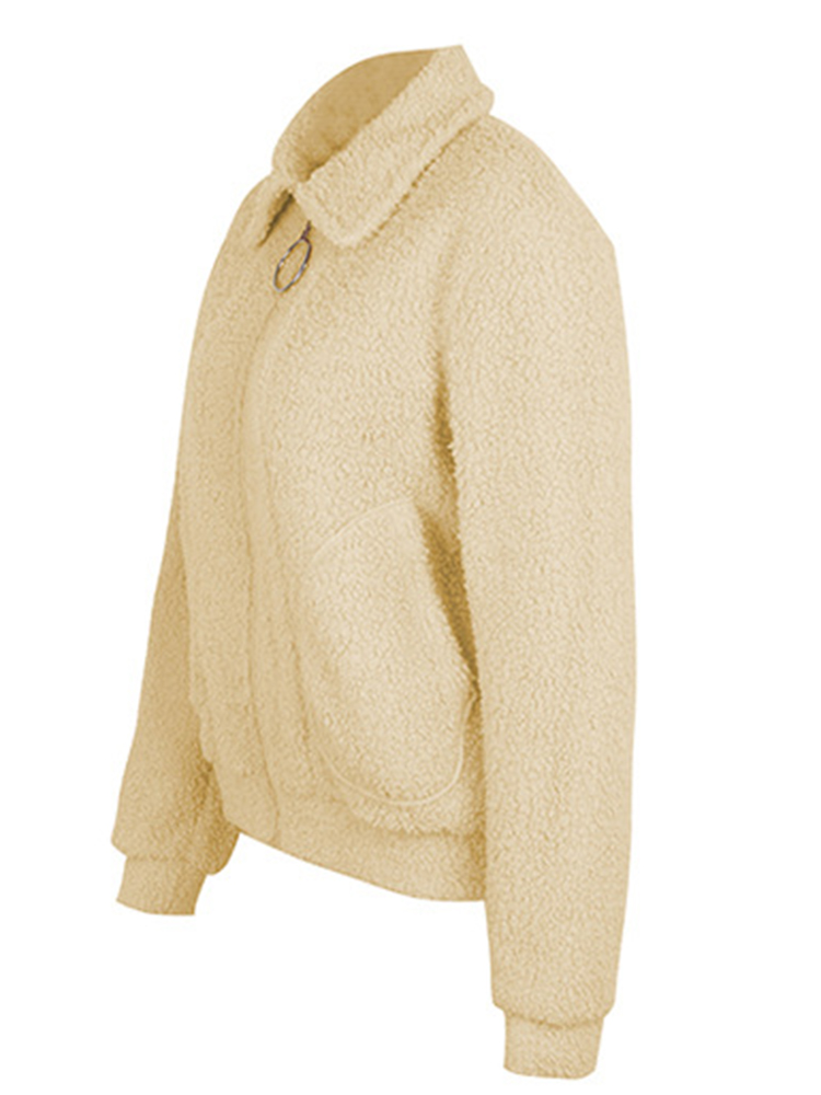 Women-Solid-Color-Lapel-Long-Sleeve-Zipper-Sweatshirt-with-Pockets-1381044