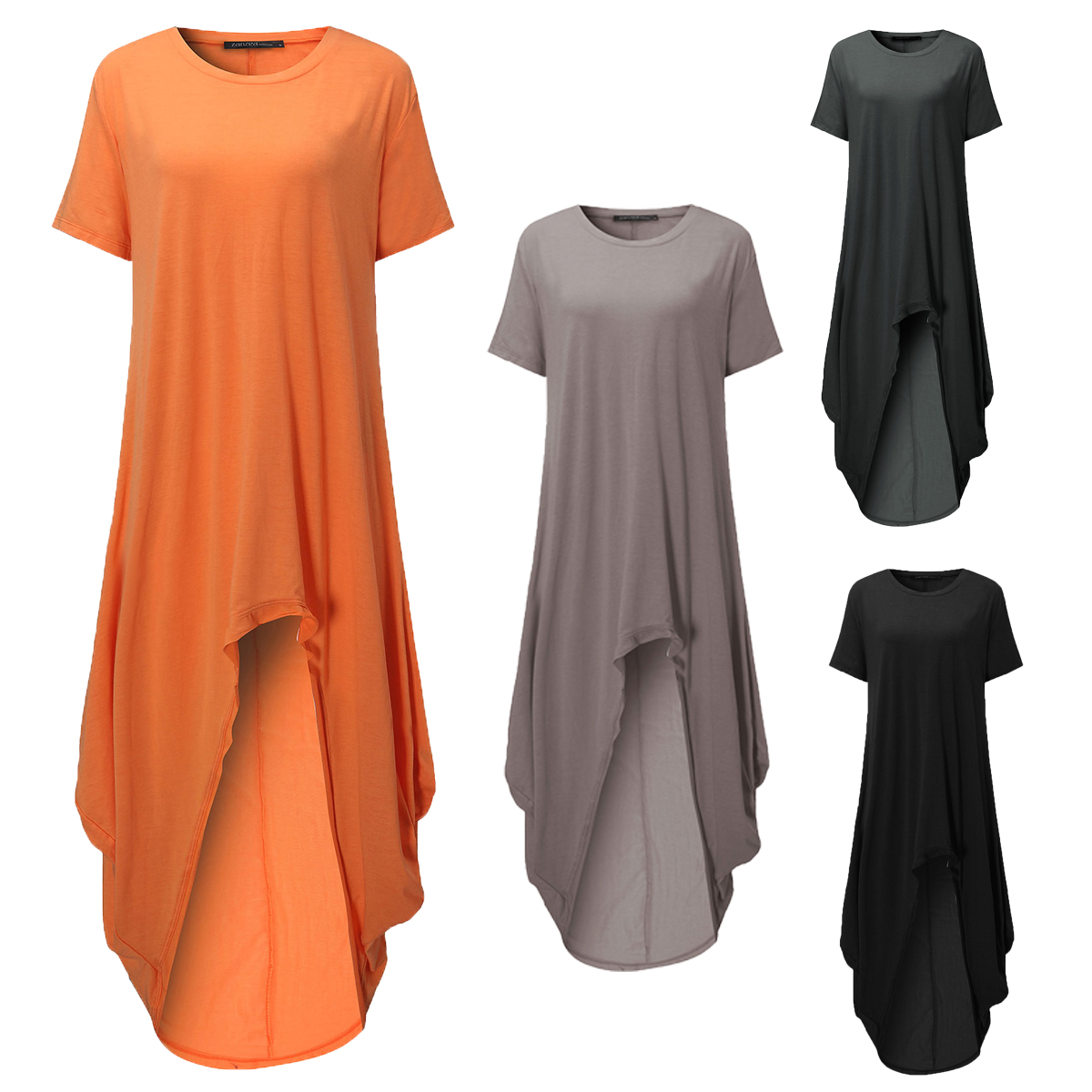 Casual-Women-Loose-High-Low-Irregular-Dress-1149783