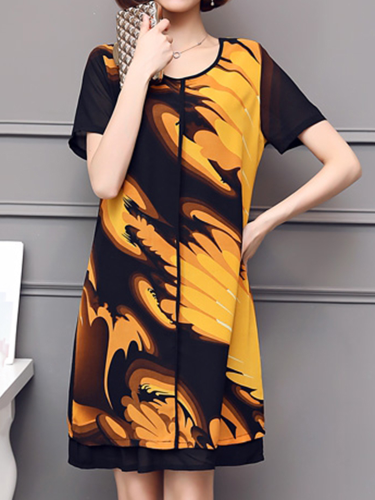 Elegant-Women-Chiffon-Dress-Patchwork-Flowers-Printing-Two-Layers-Dresses-1172590