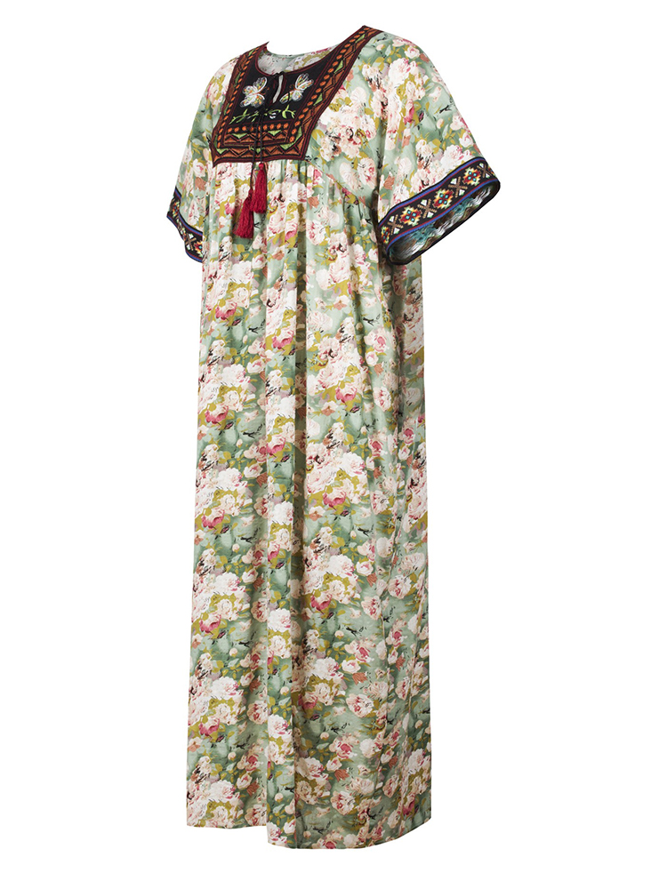 Boho-Floral-Print-Short-Sleeve-Embroidery-Long-Dress-1414359