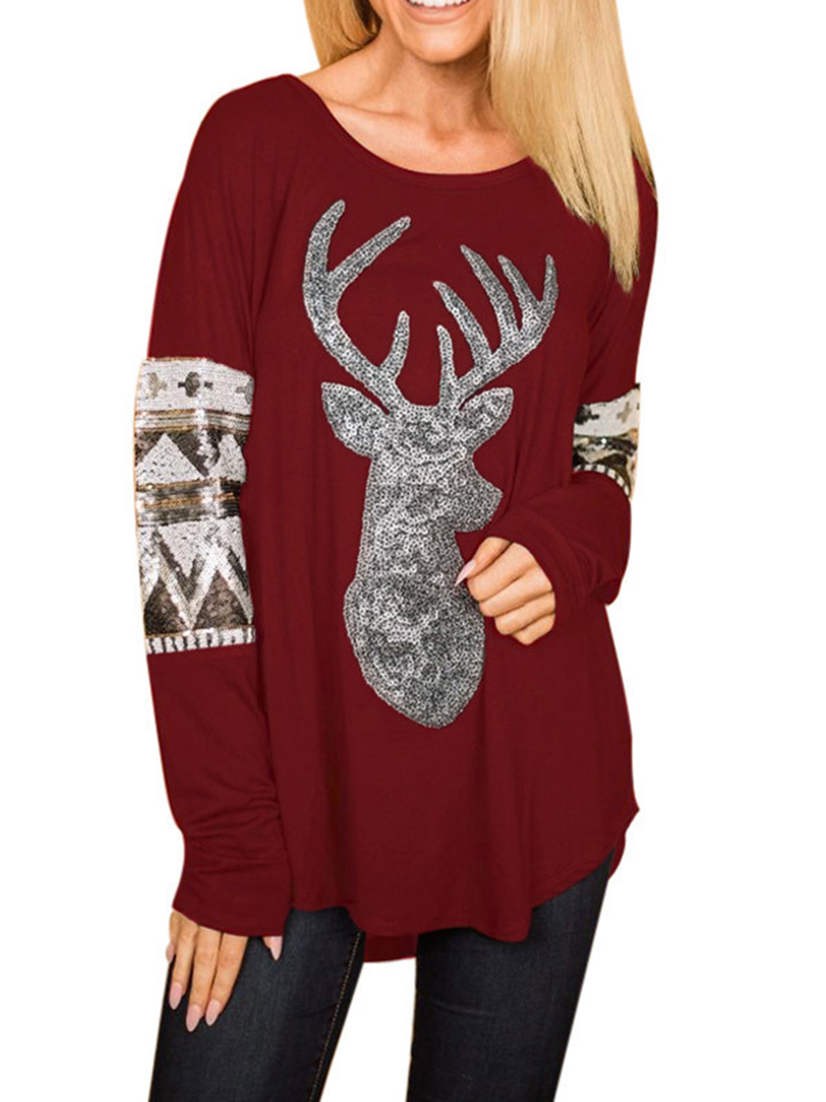 Christmas-Sequins-Deer-Print-V-neck-Long-Sleeve-Casual-Sweatshirt-for-Women-1372773