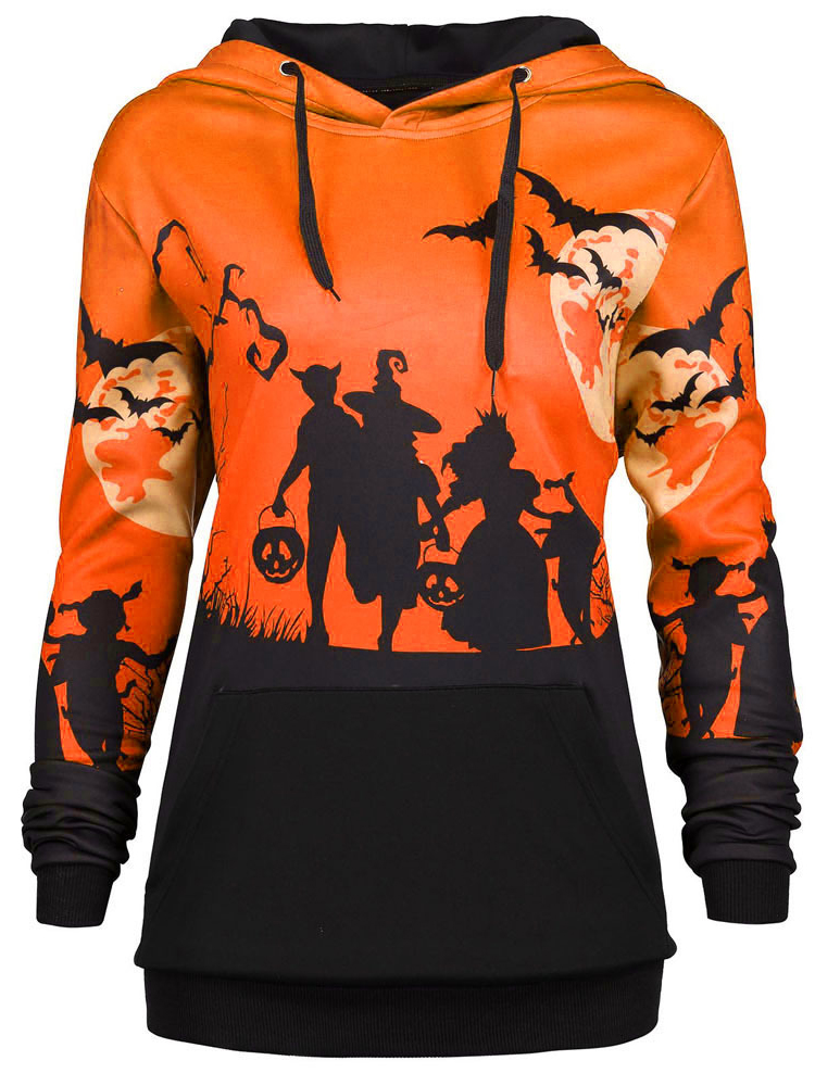 Halloween-Print-Patchwork-Long-Sleeve-Hooded-Sweatshirt-Costume-For-Women-1356775