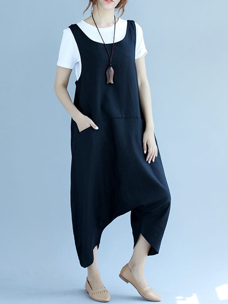 Women-Casual-Loose-Sleeveless-Harem-Jumpsuit-with-Pockets-1331387