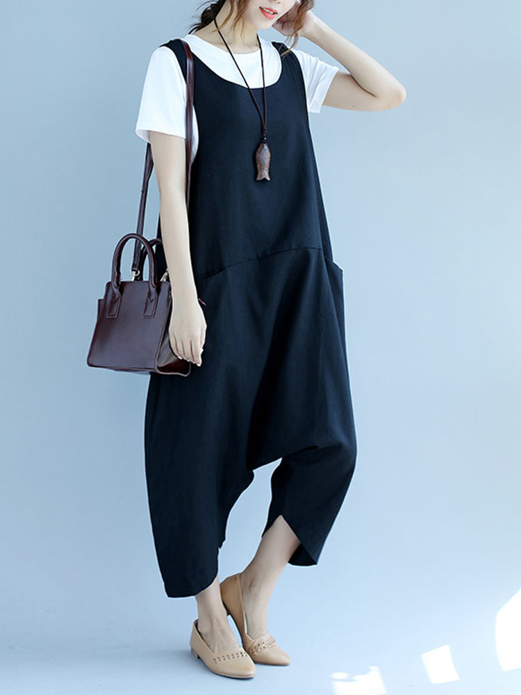 Women-Casual-Loose-Sleeveless-Harem-Jumpsuit-with-Pockets-1331387