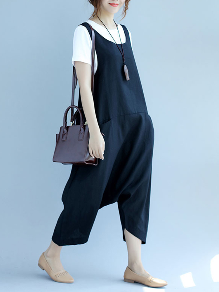 Women-Casual-Loose-Sleeveless-Harem-Jumpsuit-with-Pockets-1331387
