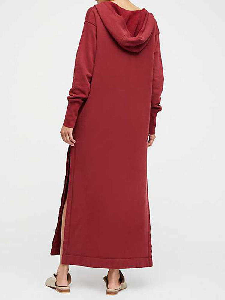 Plus-Size-V-neck-Long-Sleeve-Side-Split-Hooded-Sweatshirt-Dress-for-Women-1368978